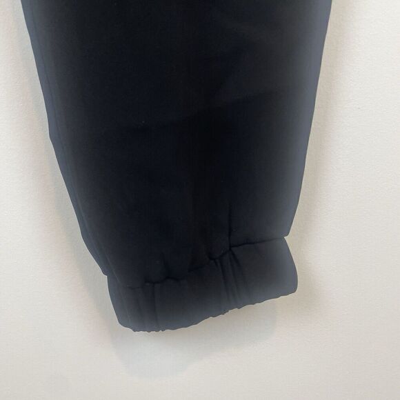 Diane Von Furstenberg Black Jogger Style Pants Size 4 TriAcetate Janeta S830901 - Picture 8 of 11